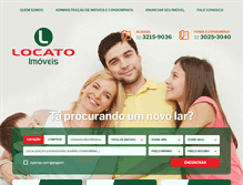 Tablet Screenshot of locatoimoveis.com